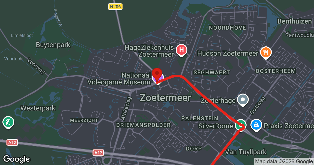 Kaart van de meldlocatie