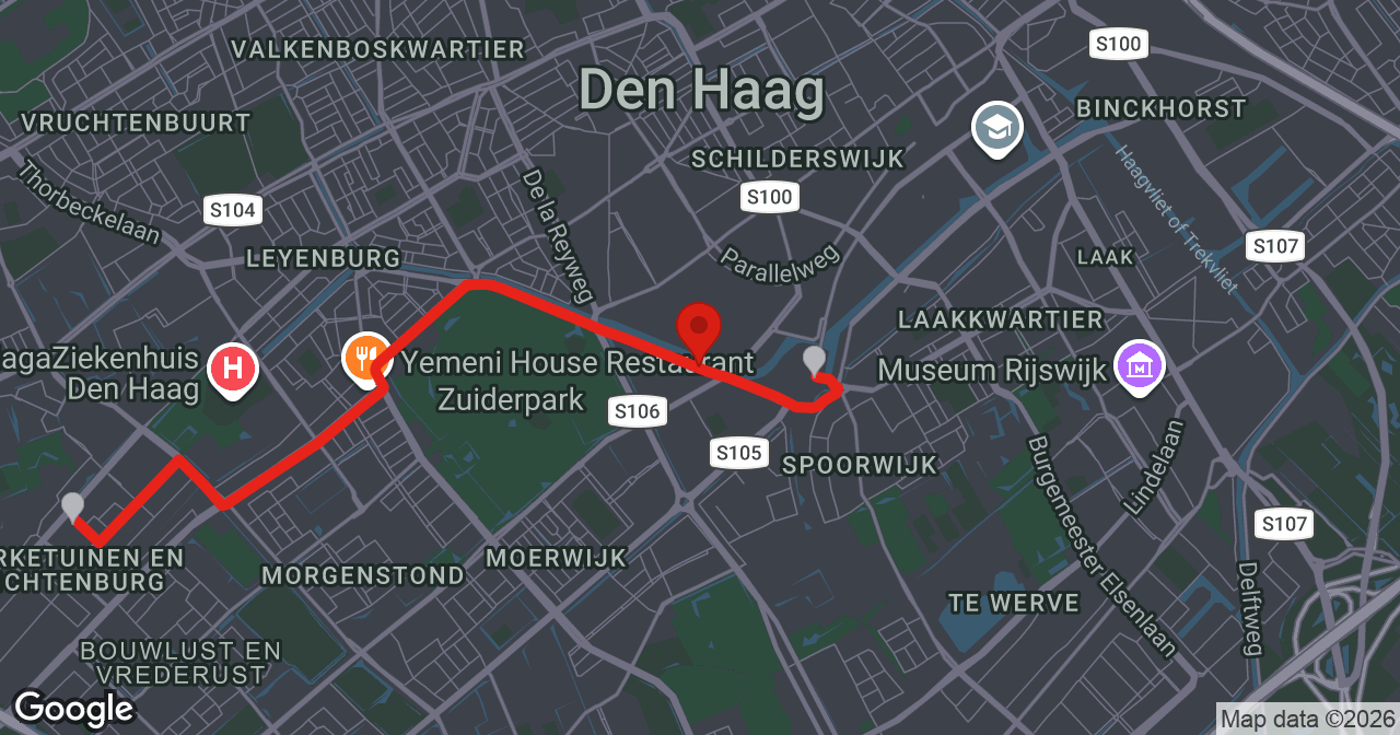 Kaart van de meldlocatie