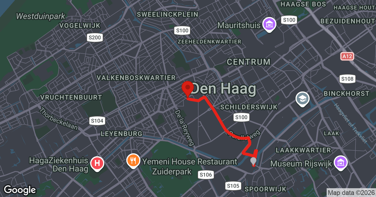 Kaart van de meldlocatie