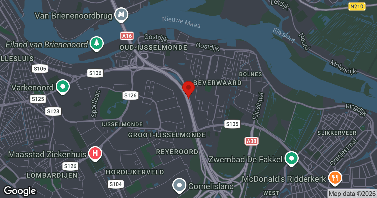 Kaart van de meldlocatie