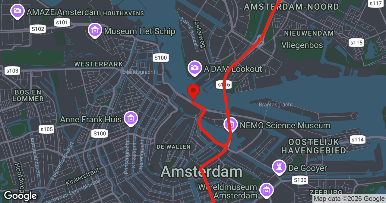 Kaart van de meldlocatie