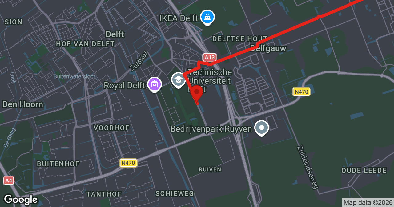 Kaart van de meldlocatie