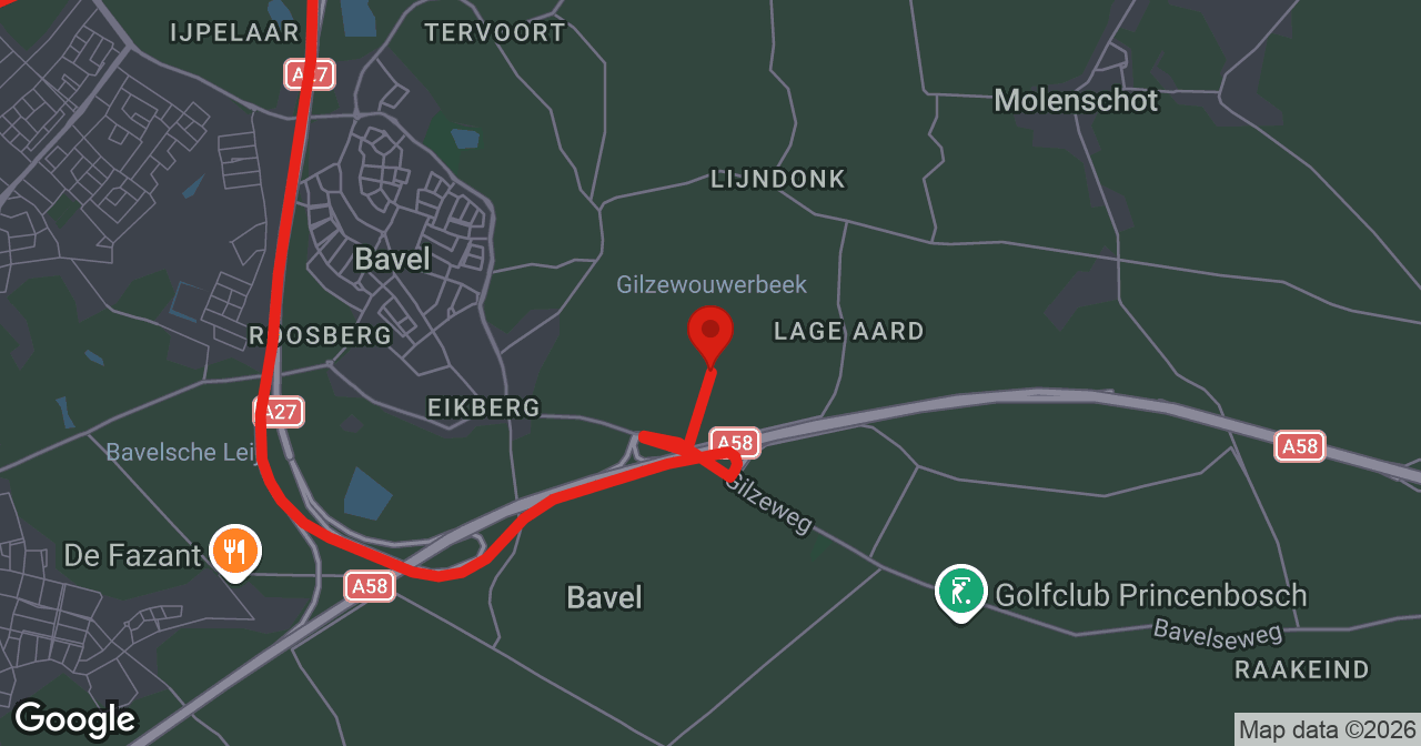 Kaart van de meldlocatie