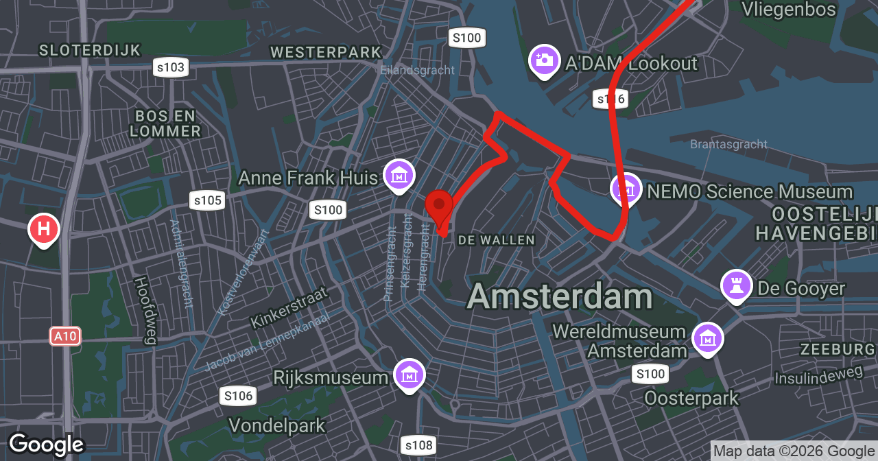Kaart van de meldlocatie