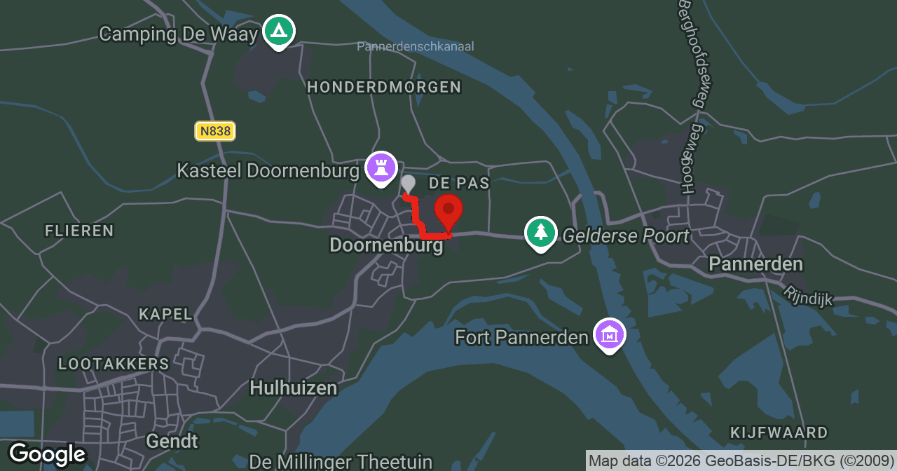 Kaart van de meldlocatie