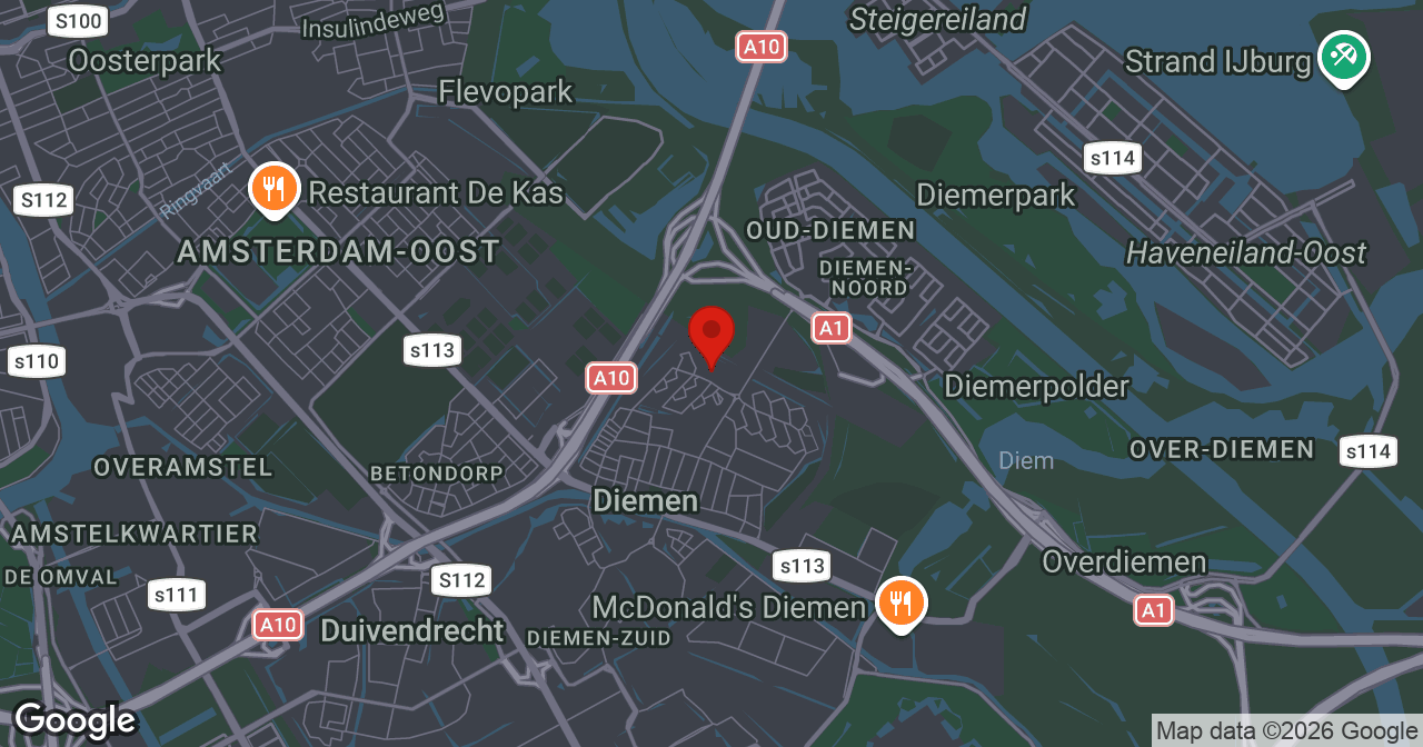Kaart van de meldlocatie