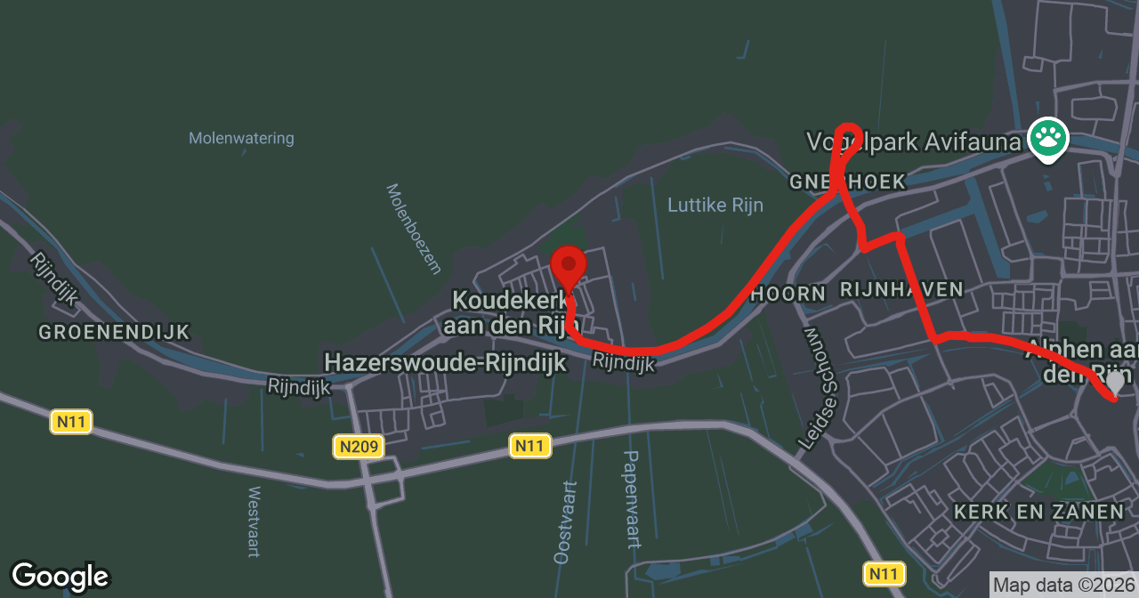 Kaart van de meldlocatie