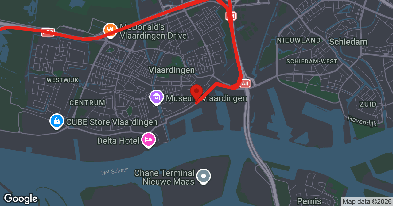 Kaart van de meldlocatie