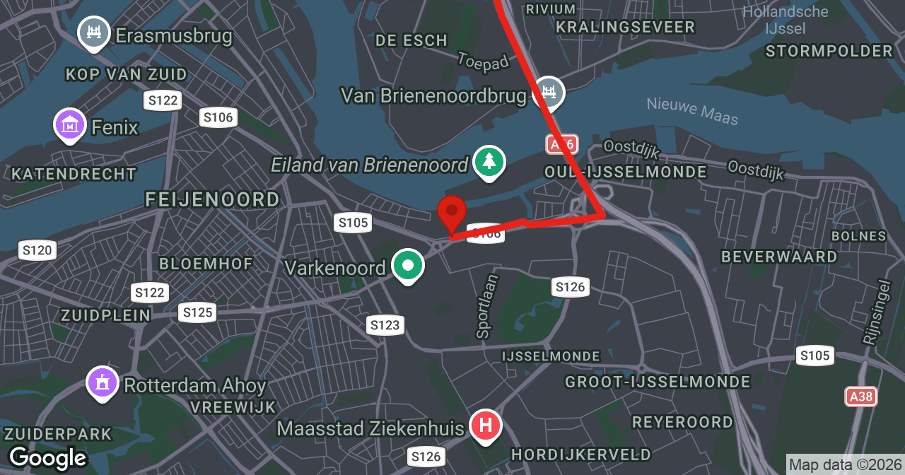 Kaart van de meldlocatie