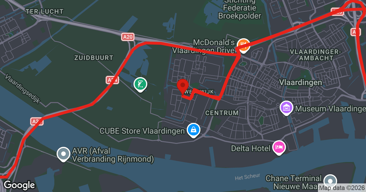 Kaart van de meldlocatie