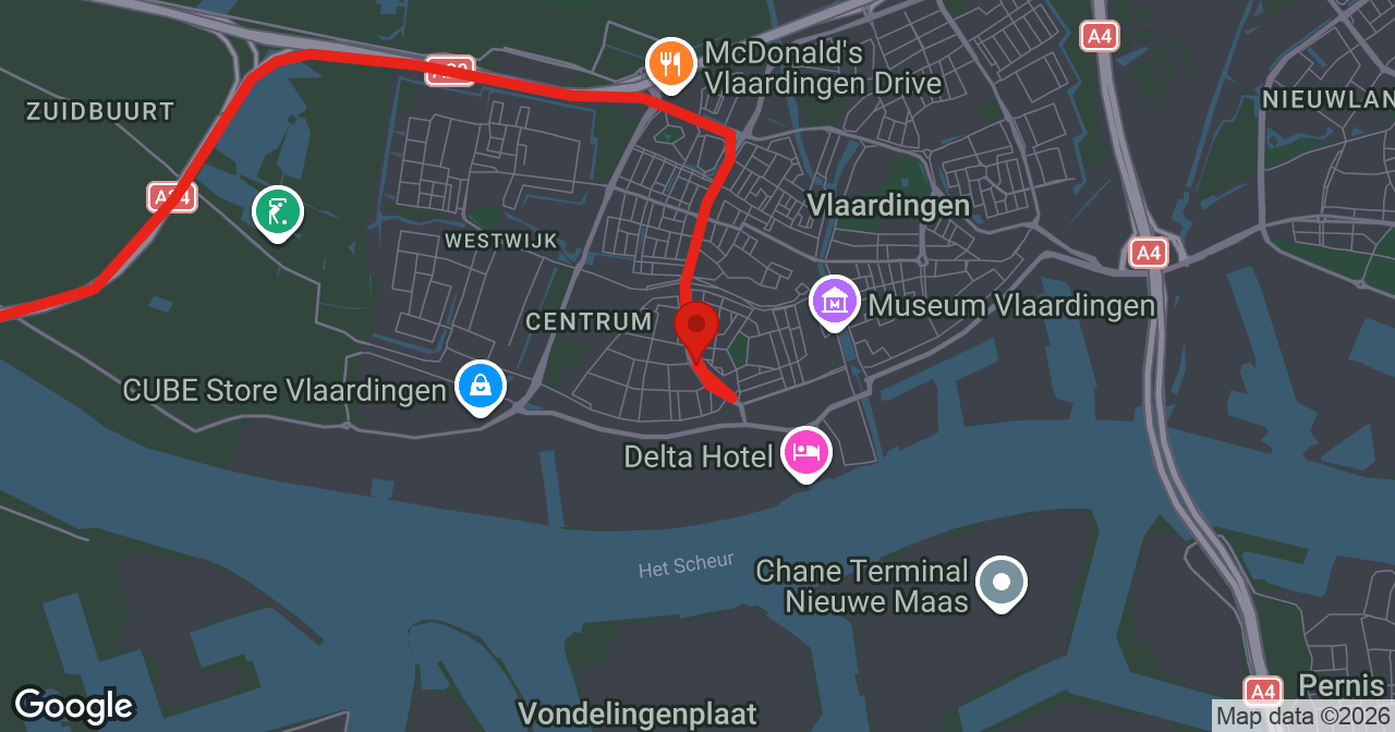 Kaart van de meldlocatie