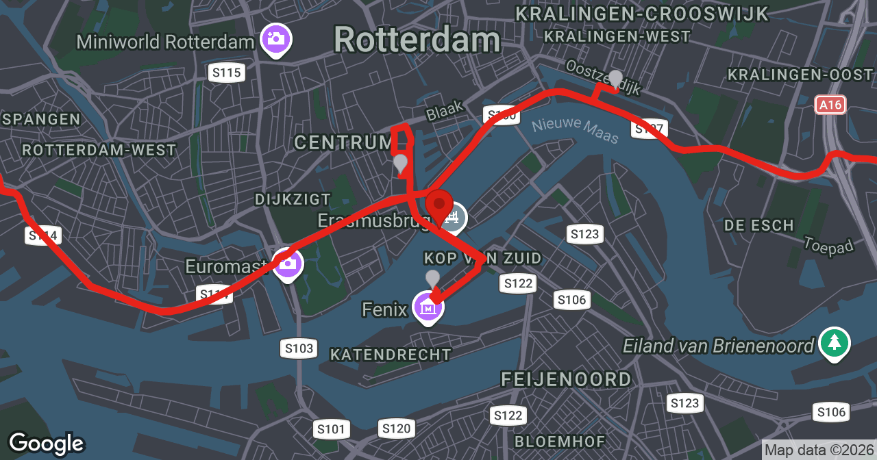 Kaart van de meldlocatie