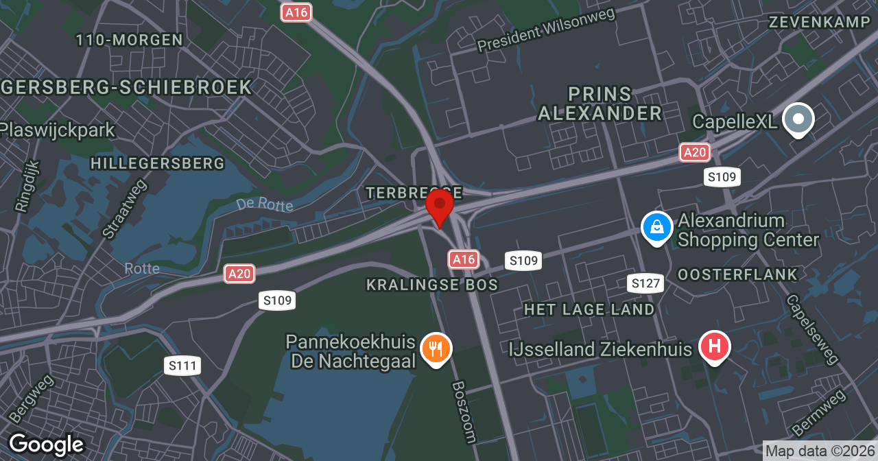Kaart van de meldlocatie