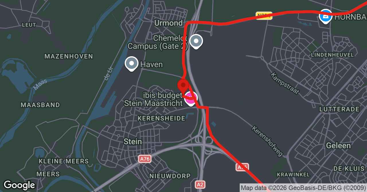 Kaart van de meldlocatie