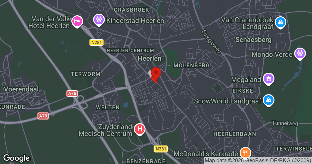 Kaart van de meldlocatie