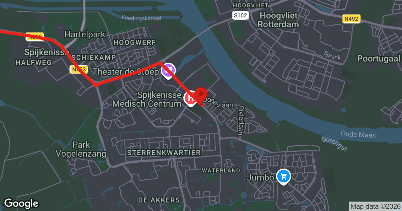 Kaart van de meldlocatie