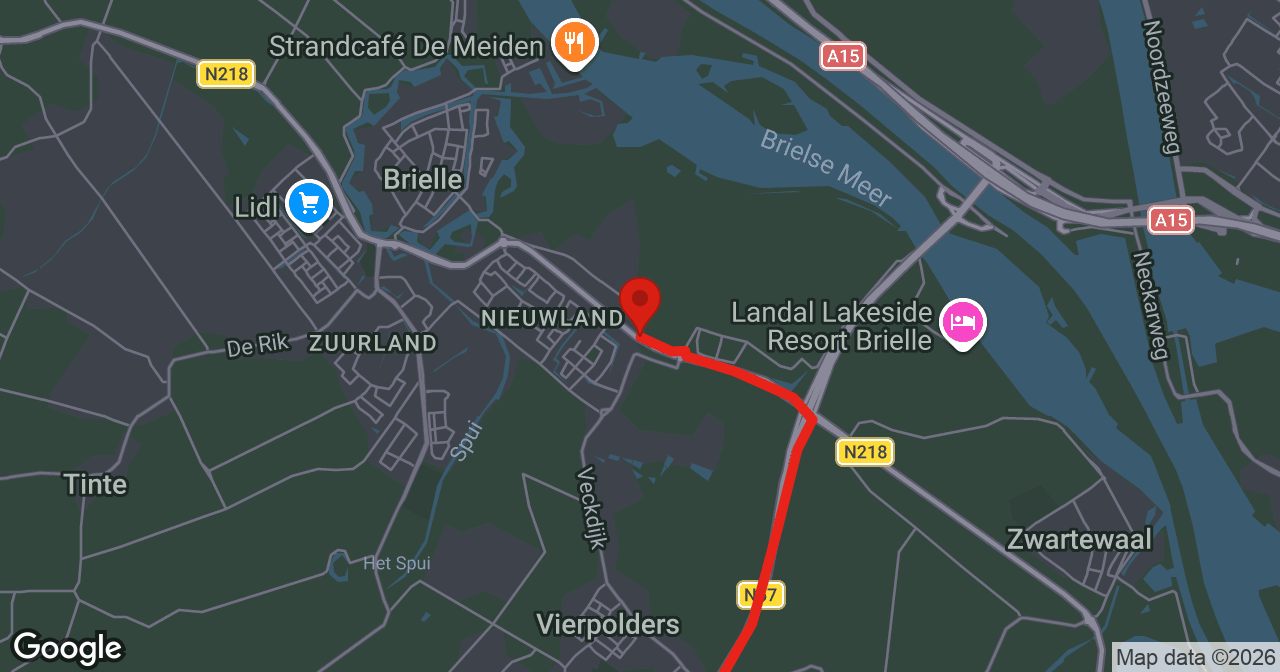 Kaart van de meldlocatie