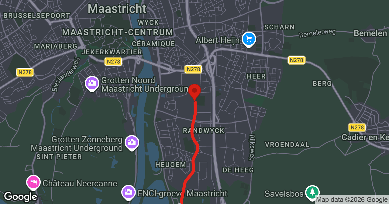 Kaart van de meldlocatie