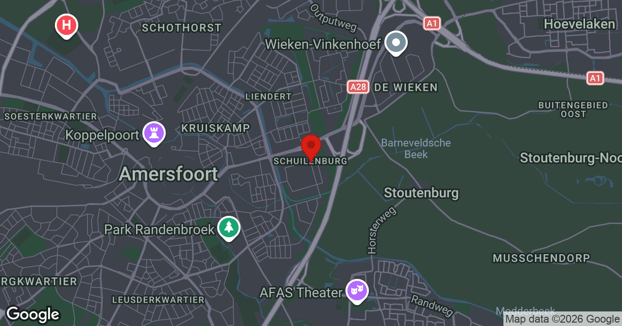 Kaart van de meldlocatie