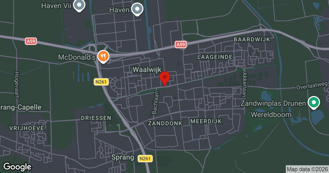 Kaart van de meldlocatie