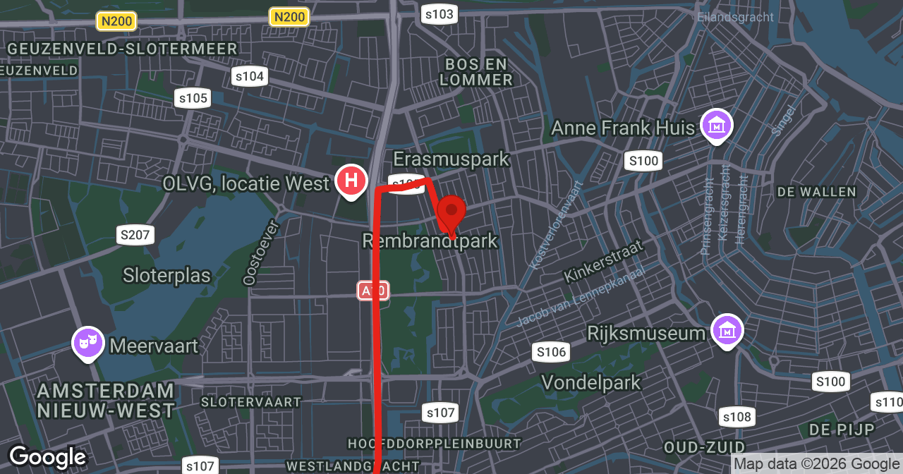 Kaart van de meldlocatie