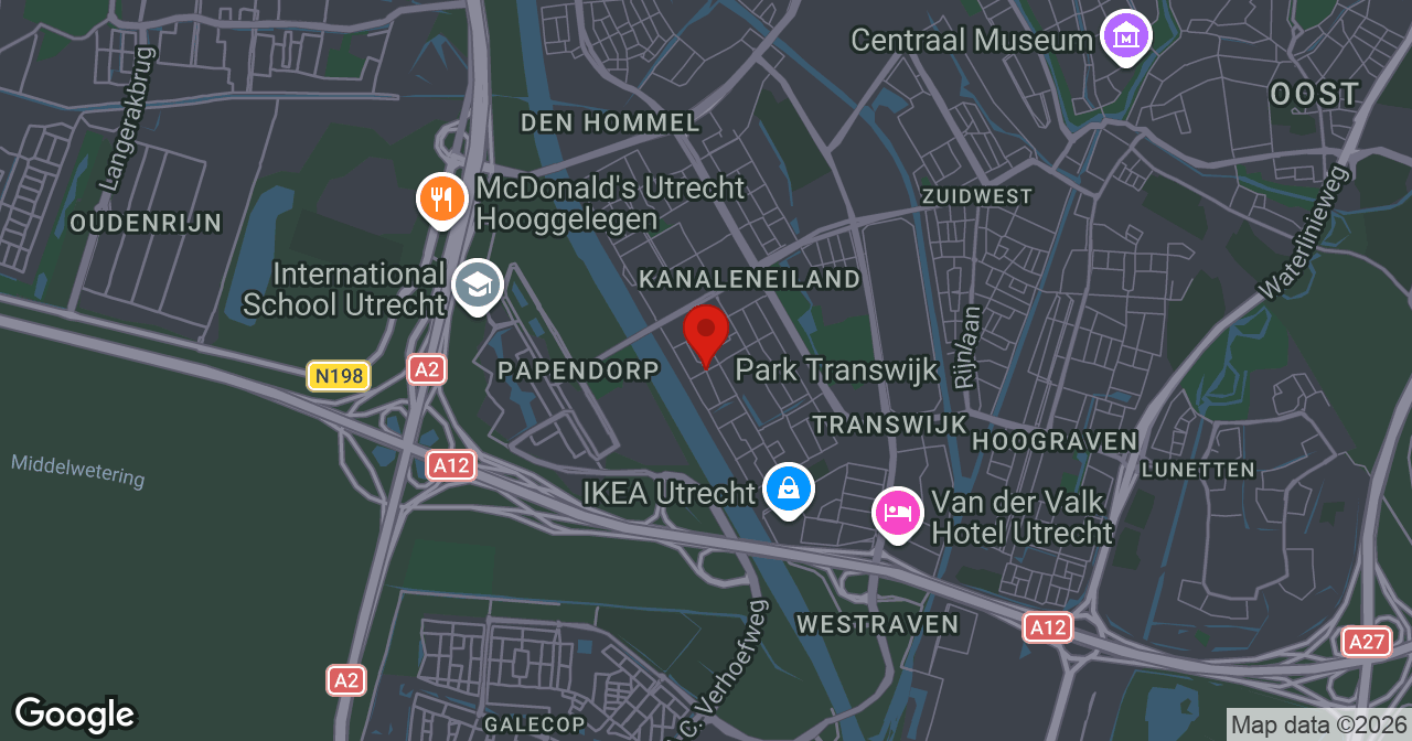 Kaart van de meldlocatie