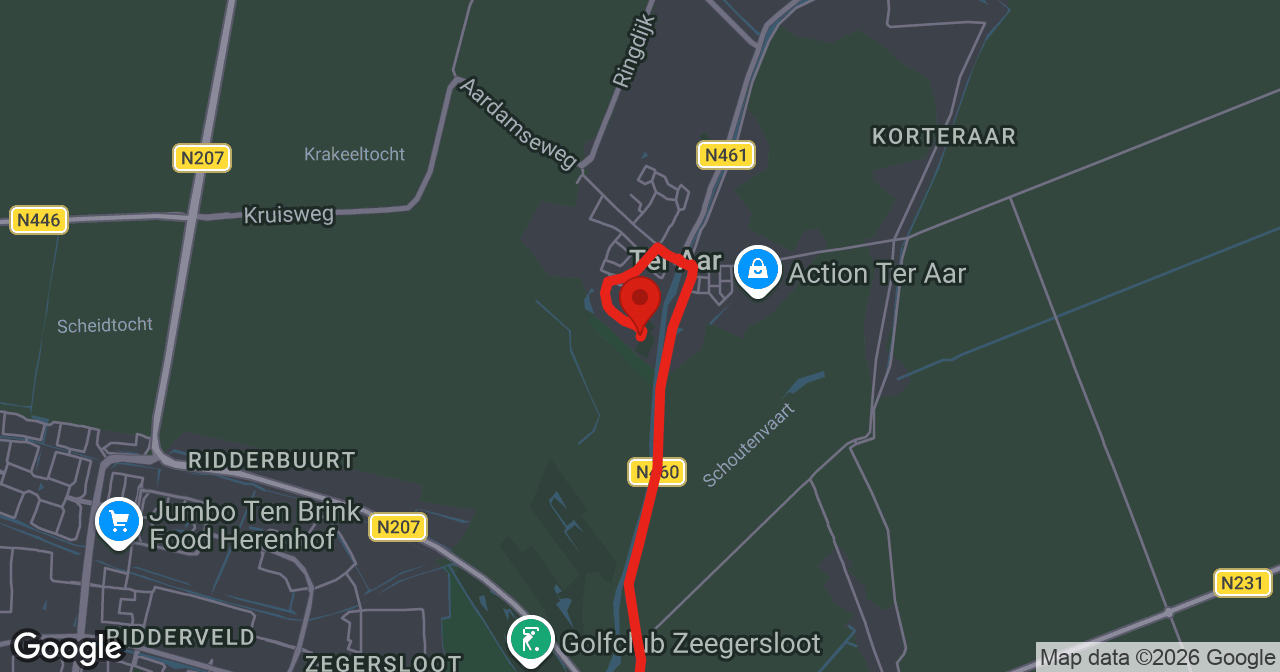 Kaart van de meldlocatie