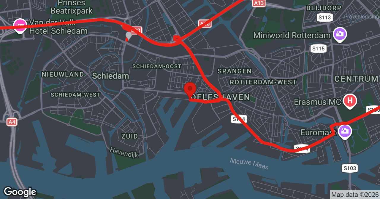 Kaart van de meldlocatie