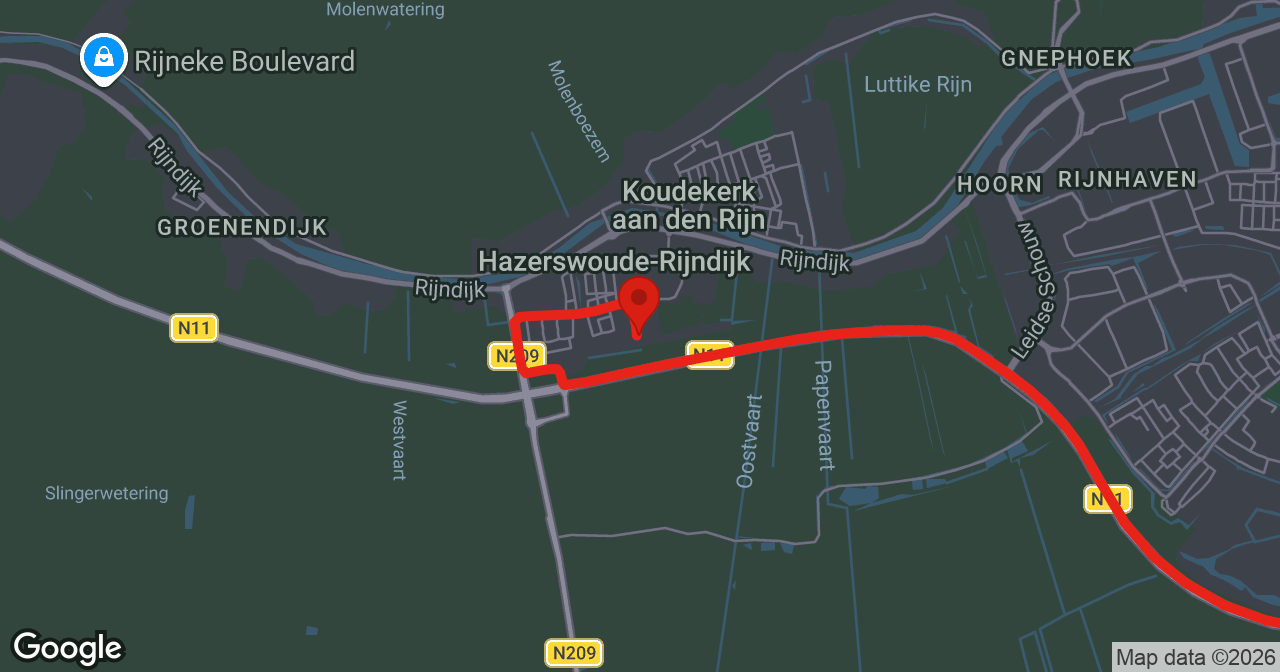 Kaart van de meldlocatie