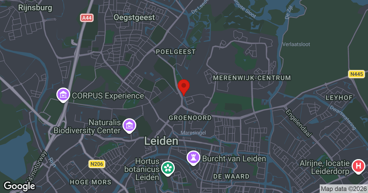 Kaart van de meldlocatie