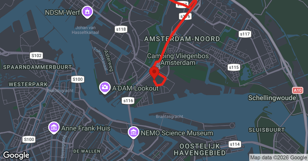 Kaart van de meldlocatie
