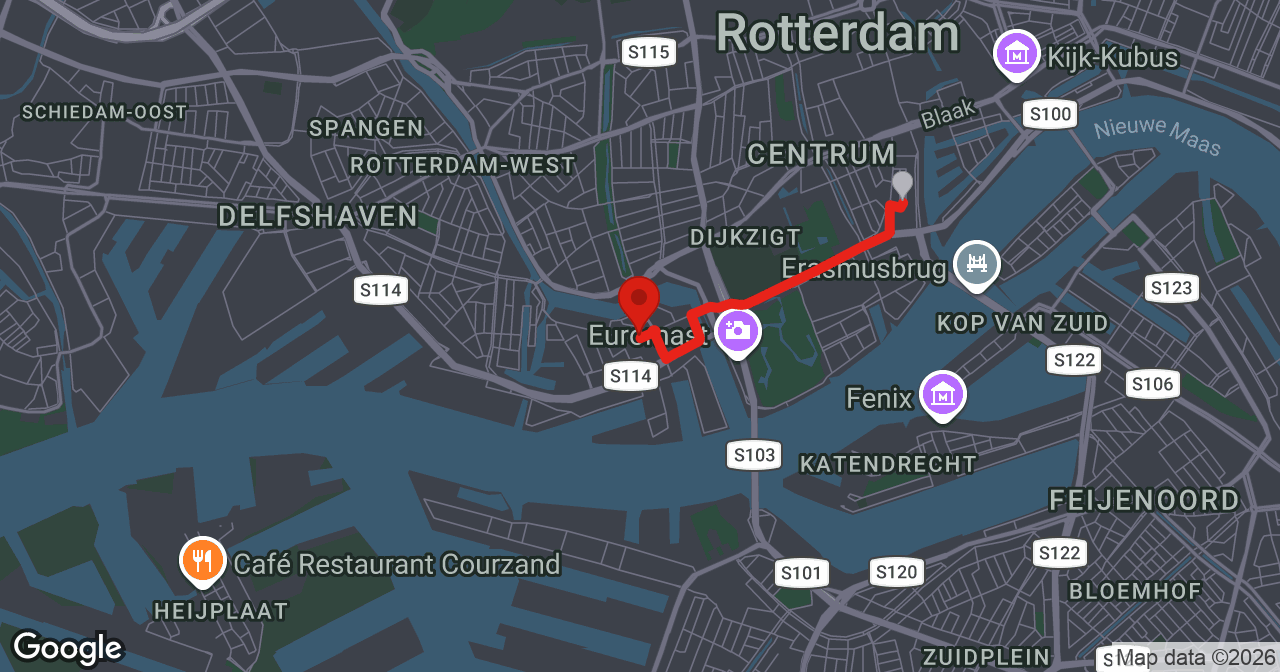 Kaart van de meldlocatie