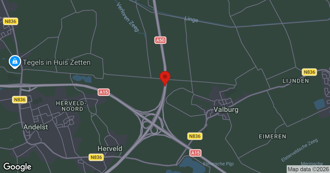 Kaart van de meldlocatie
