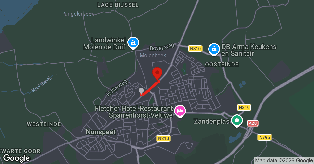 Kaart van de meldlocatie
