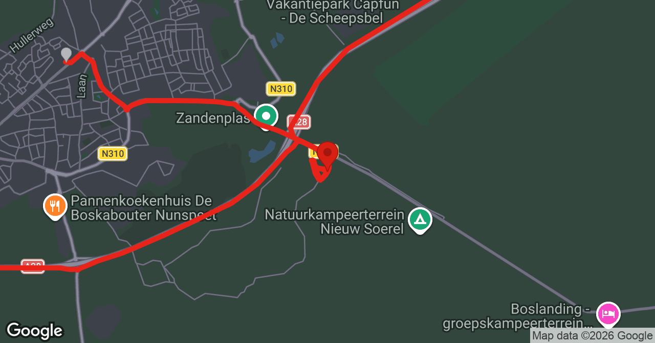 Kaart van de meldlocatie