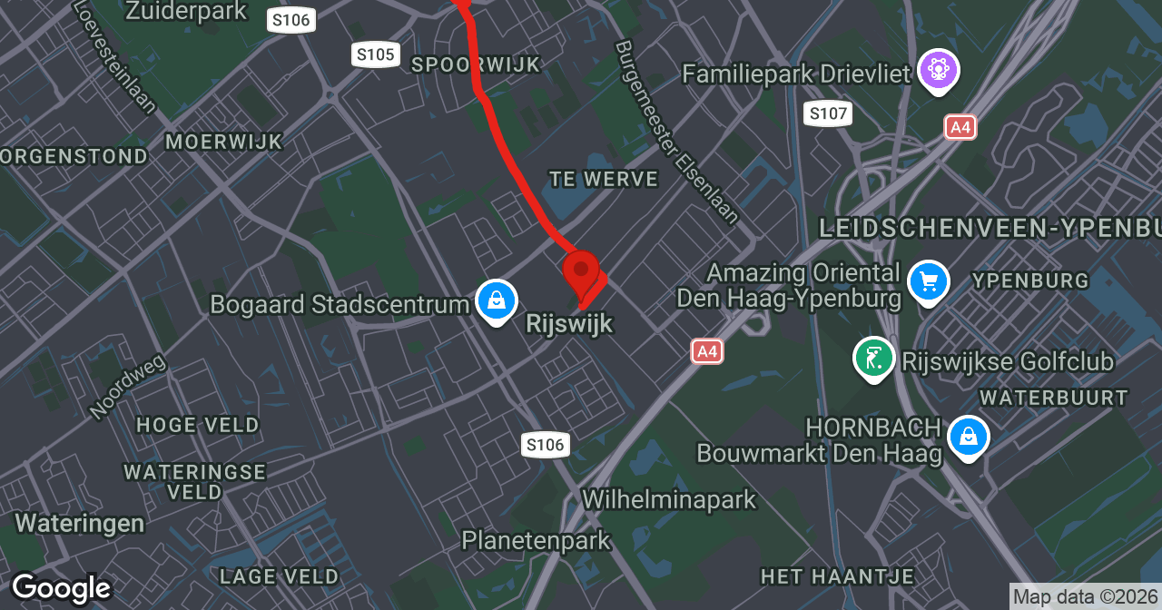 Kaart van de meldlocatie