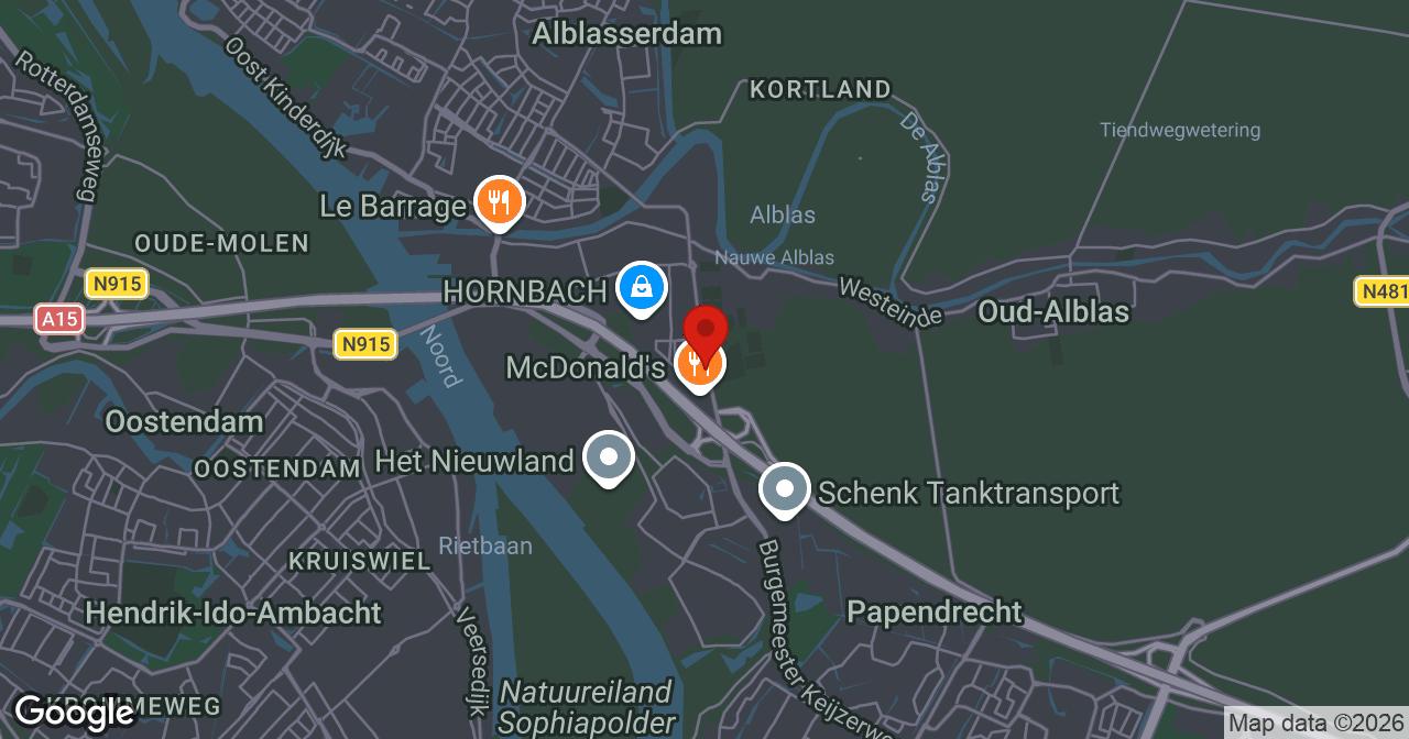 Kaart van de meldlocatie