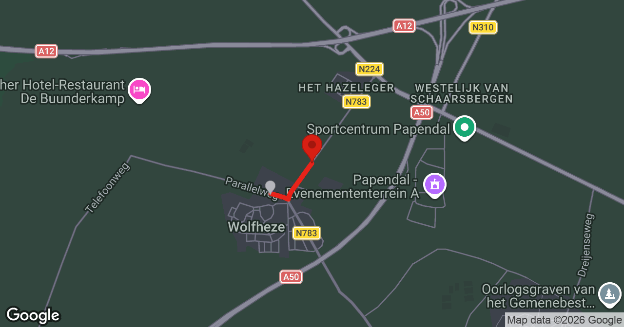 Kaart van de meldlocatie