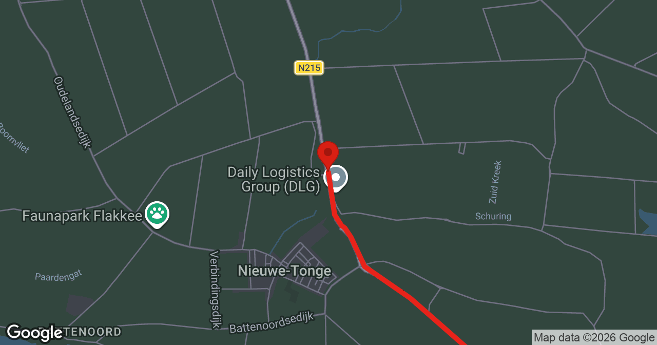 Kaart van de meldlocatie