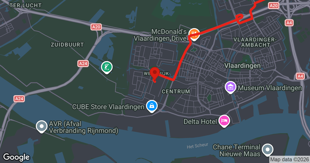 Kaart van de meldlocatie