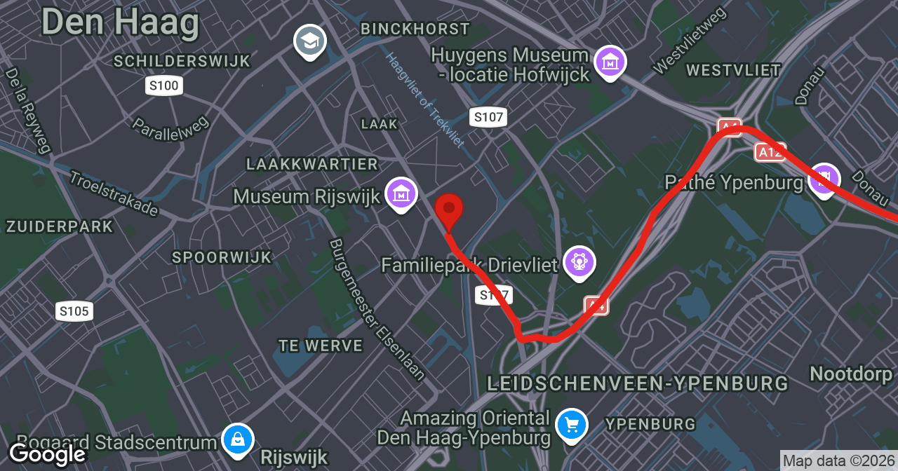 Kaart van de meldlocatie
