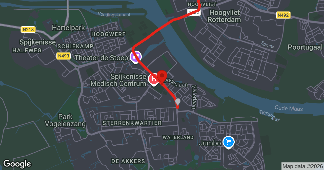 Kaart van de meldlocatie