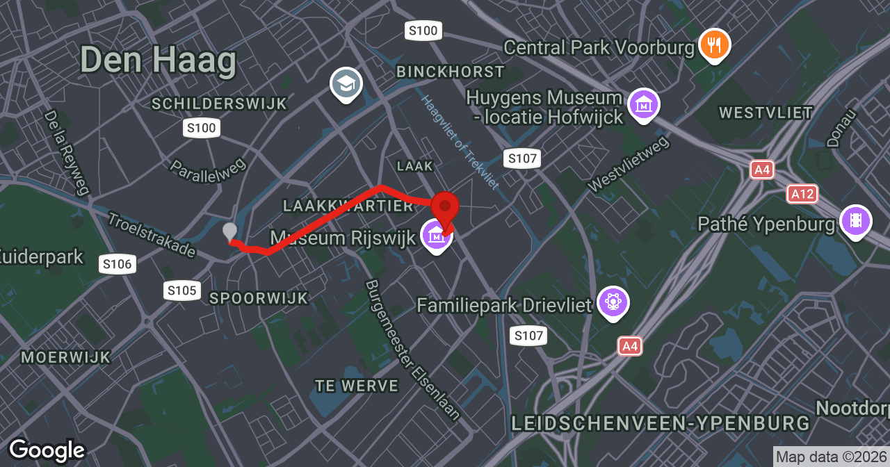 Kaart van de meldlocatie