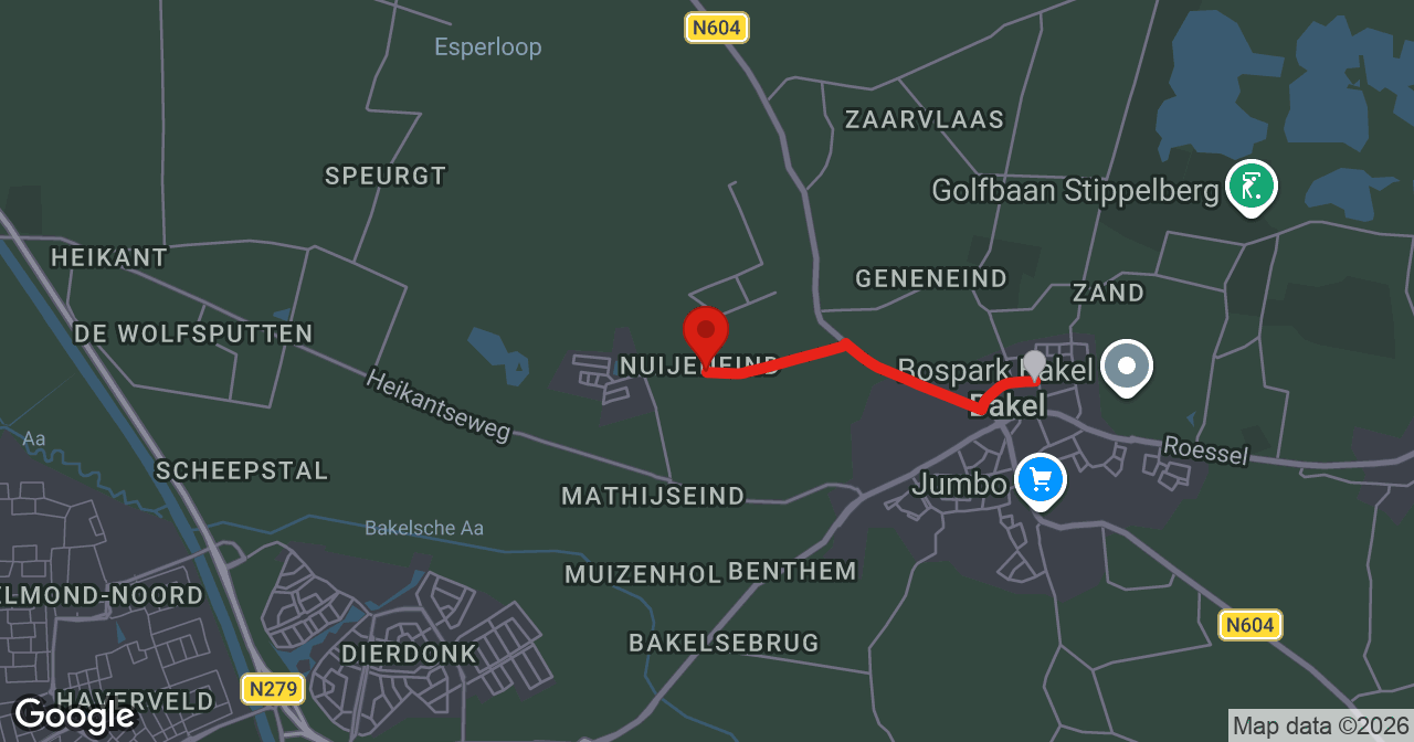 Kaart van de meldlocatie