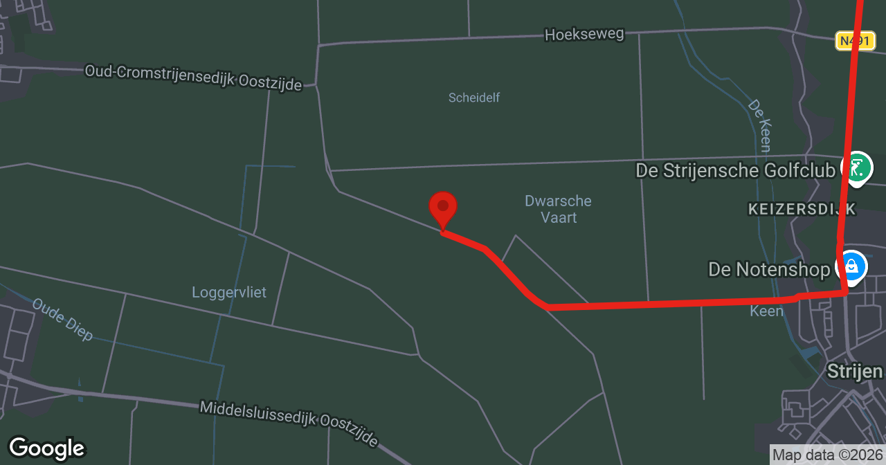 Kaart van de meldlocatie