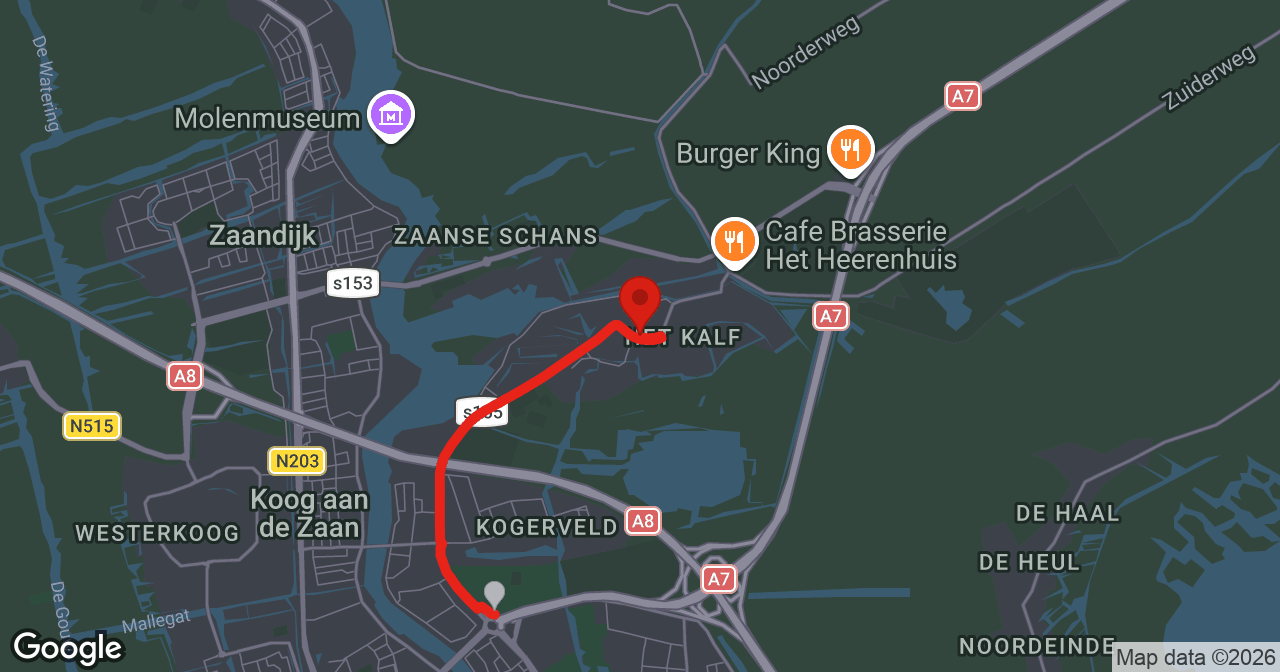 Kaart van de meldlocatie