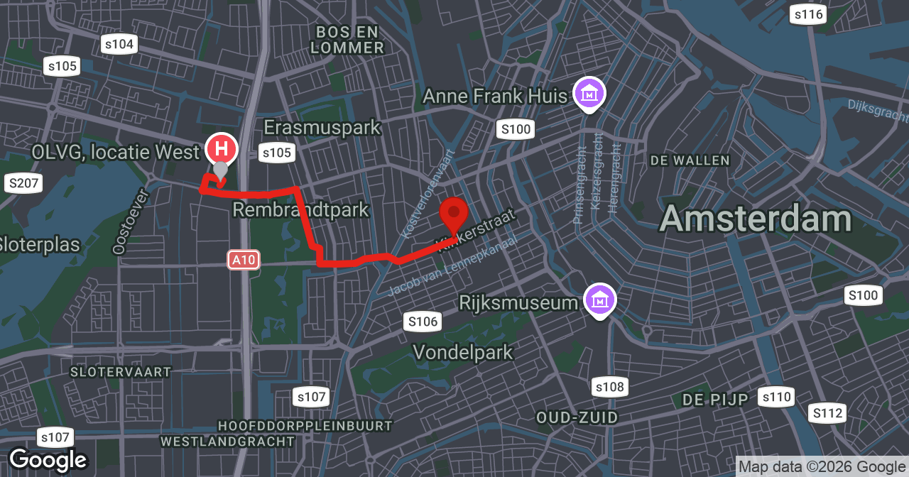 Kaart van de meldlocatie