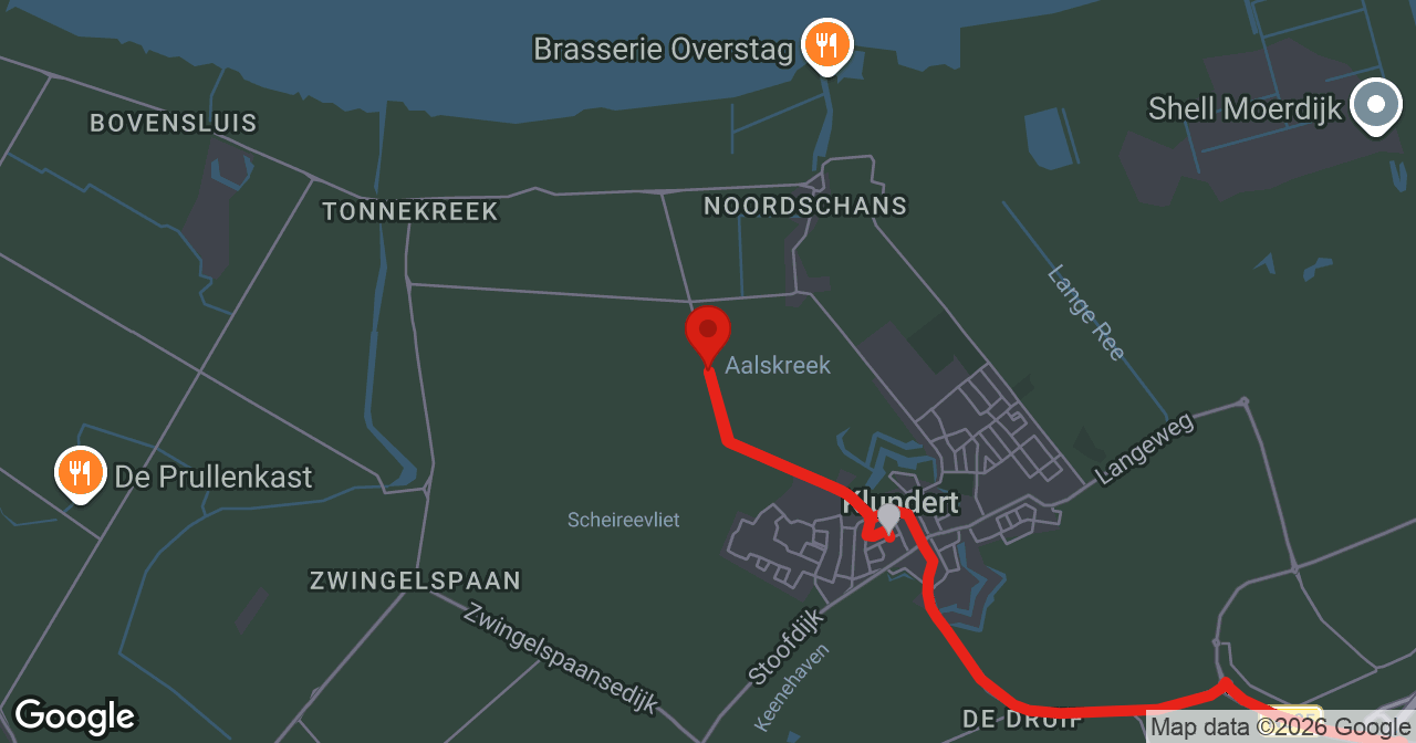 Kaart van de meldlocatie