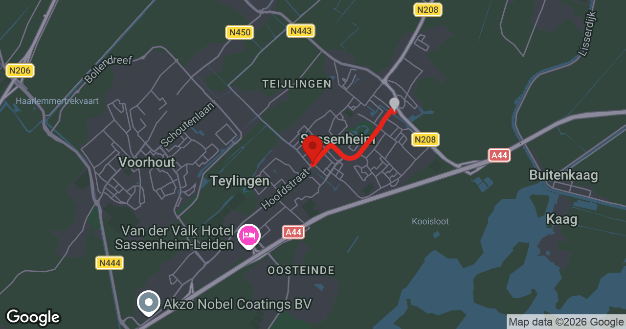 Kaart van de meldlocatie