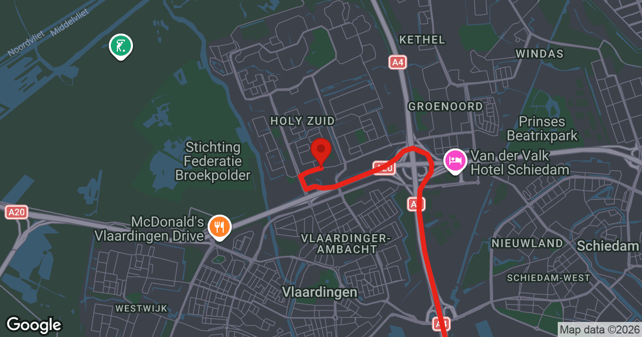 Kaart van de meldlocatie